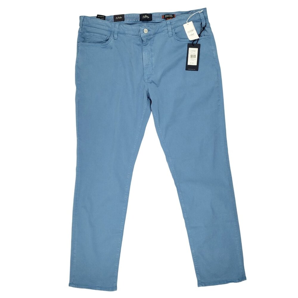 NEW 34 Heritage Charisma Men's 44x34 Blue Pants Comfort Rise Twill Stretch $189